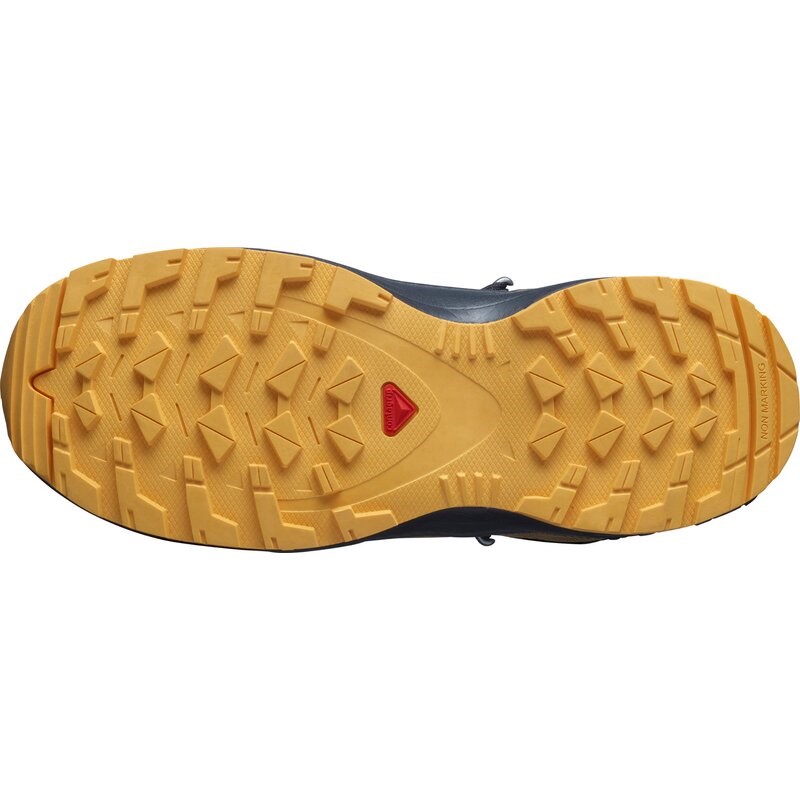 Salomon Kinder Trekkingstiefel SHOES OUTward CSWP J - Safari/Phantom/Warmes Aprikosenrot