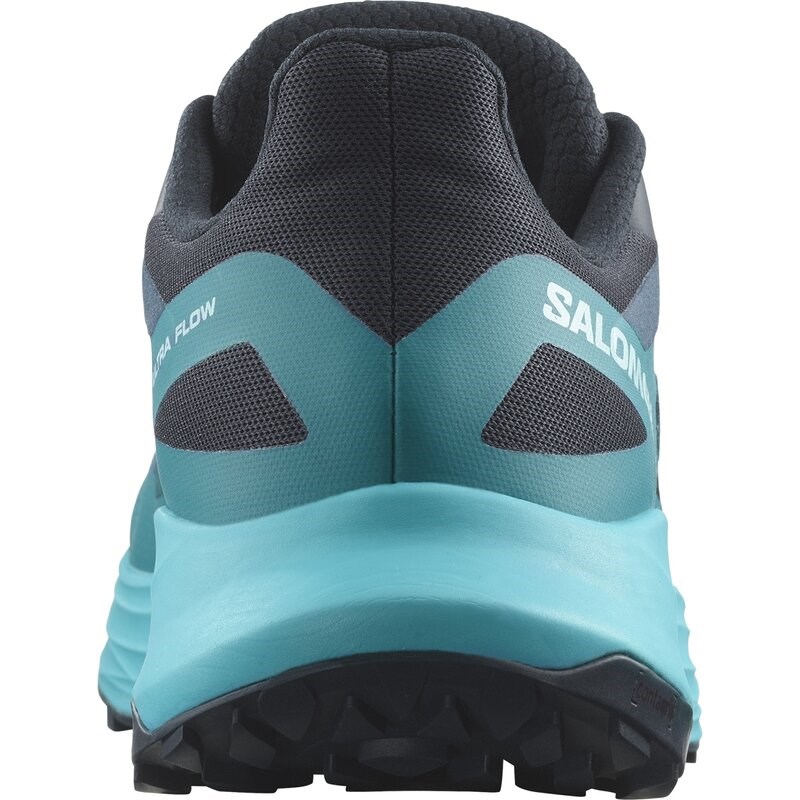Salomon Herren Trailrunningschuhe SHOES ULTRA FLOW - Kohlenstoff/Tahitianische Flut/Tiefseetauchen