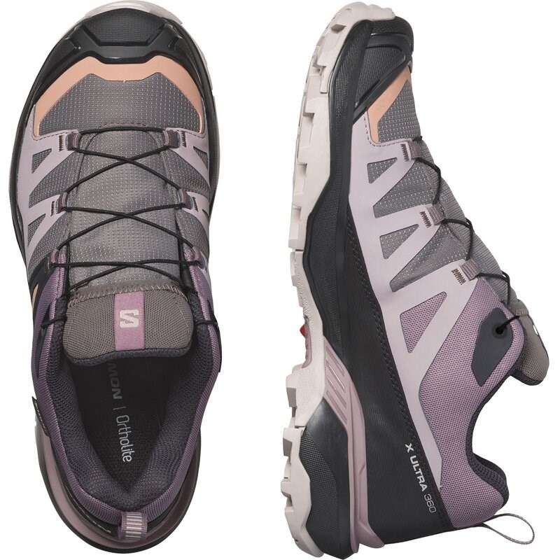 Salomon Damen Multifunktionsschuhe SHOES X ULTRA 360 GTX W - Pflaumenkätzchen/Phantom/Kork