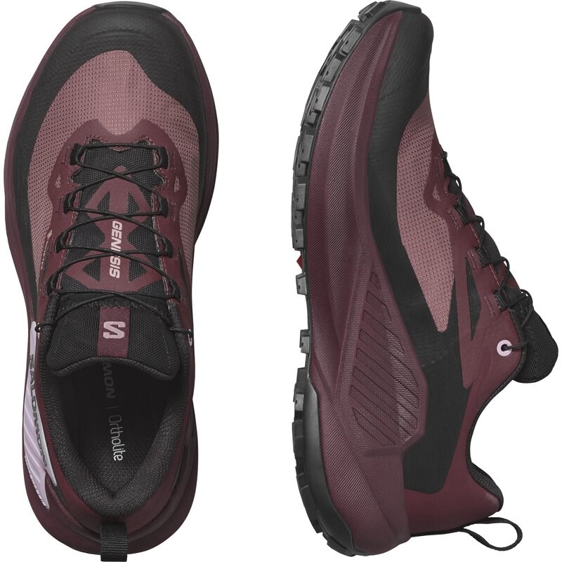 Salomon Damen Trailrunningschuhe SHOES GENESIS GTX W Rose - Rosentaupe/Schwarz/Orchideenstrauß