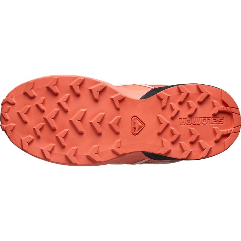 Salomon Kinder Trekkinghalbschuhe SHOES SPEEDCROSS WP J - Emberglow/Zarter Pfirsich/Fusionskoralle