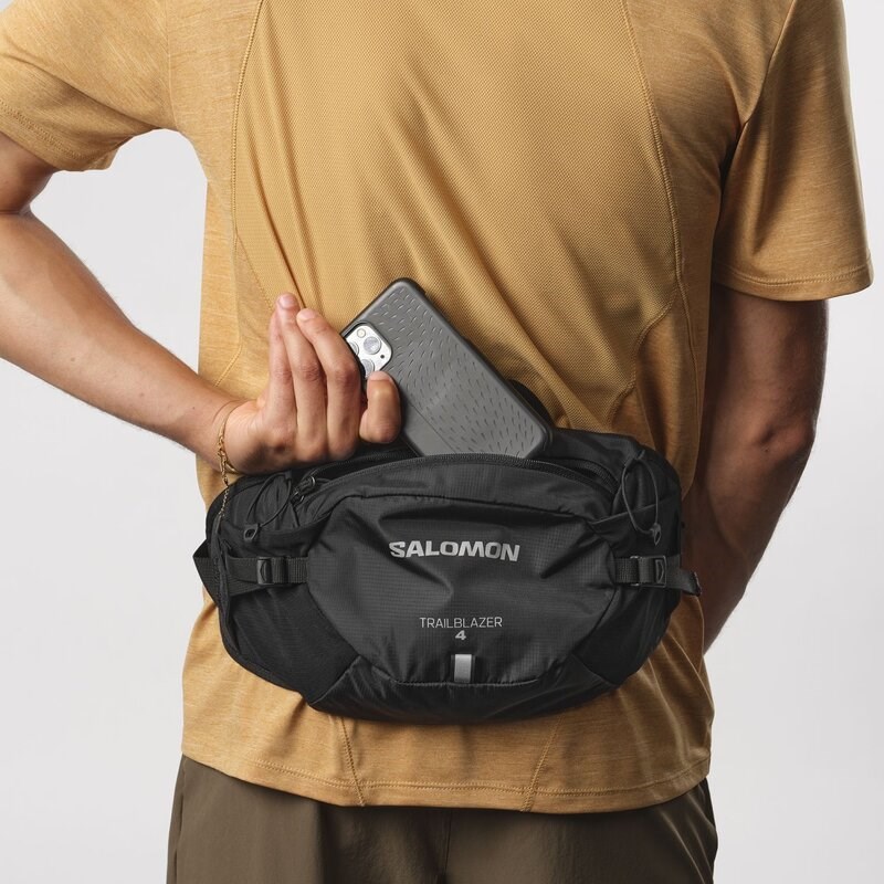 Salomon Rucksack TRAILBLAZER BELT - SCHWARZ/LEGIERUNG