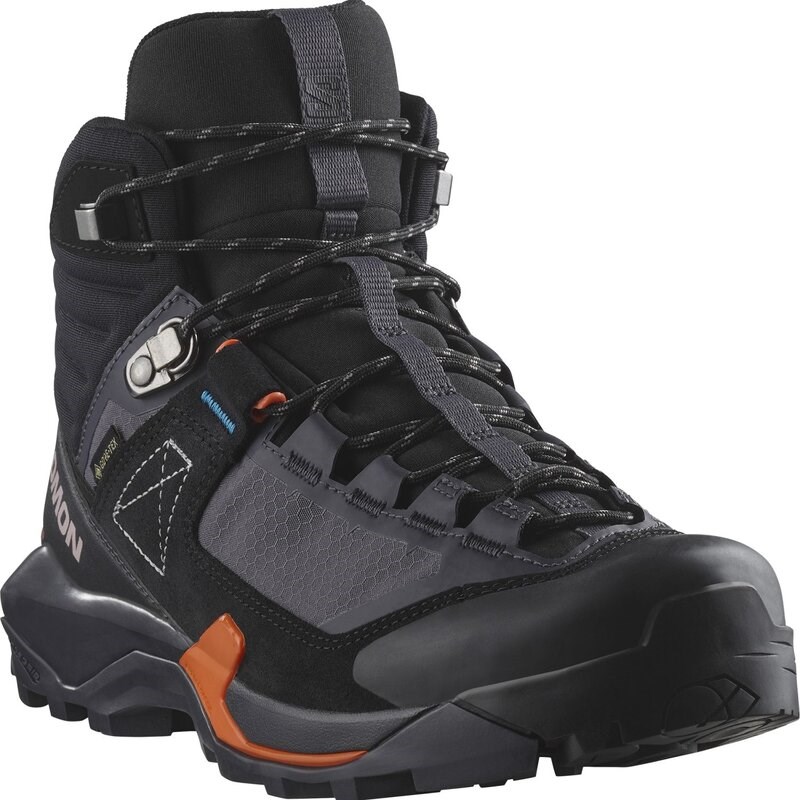 Salomon Damen Trekkingstiefel SHOES X ULTRA ALPINE MID GTX W 9 - Neun Eisen/Schwarz/Rotorange