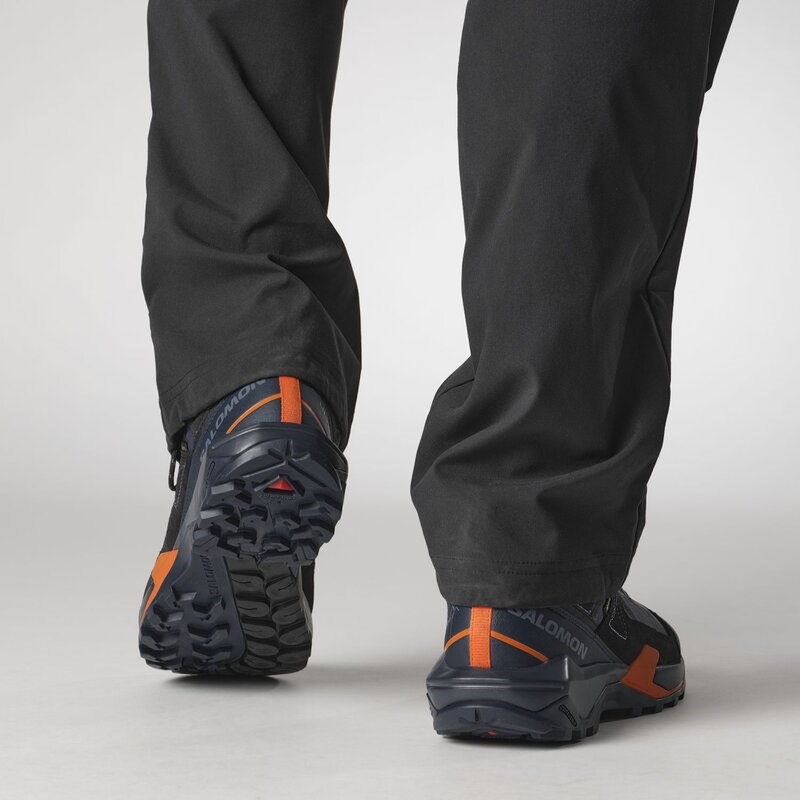 Salomon Herren Multifunktionsstiefel SHOES X ULTRA ALPINE MID GTX Blue - Blaue Nächte/Schwarz/Rotorange