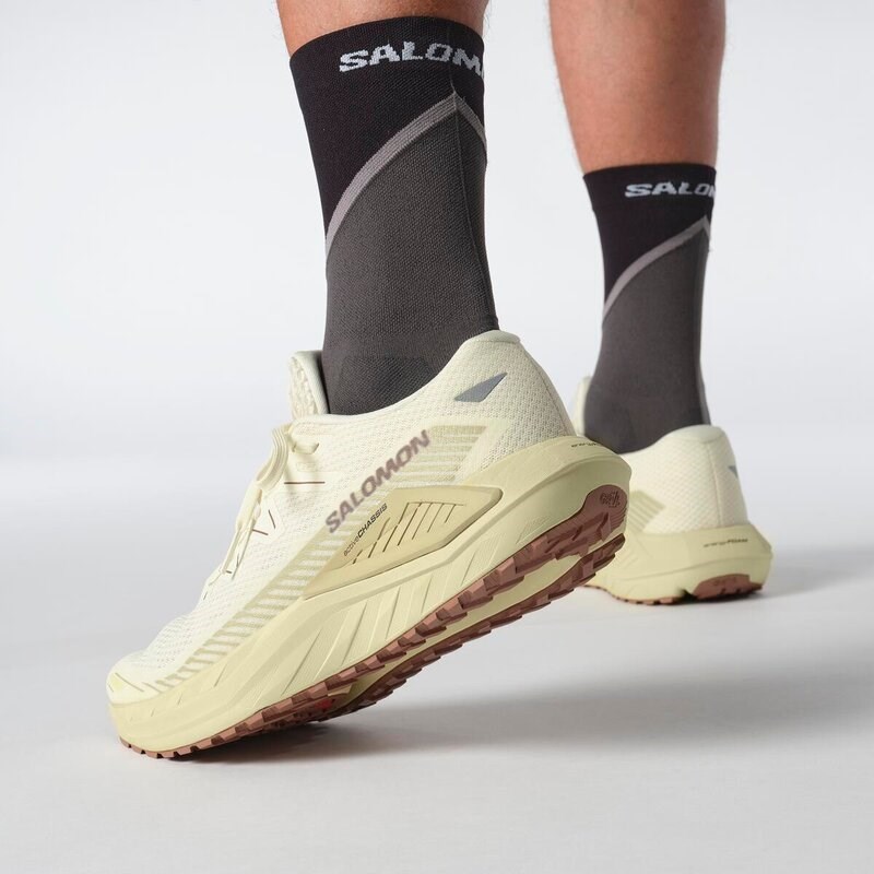 Salomon Herren Laufschuhe SHOES DRX DEFY GRVL - Vanilleeis/Grüner Nebel/Weißer Pfeffer