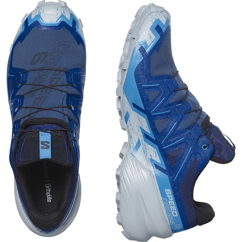 Salomon Herren Trailrunningschuhe SHOES SPEEDCROSS 6 GTX - Blue Print/Ibiza Blue/Quarry
