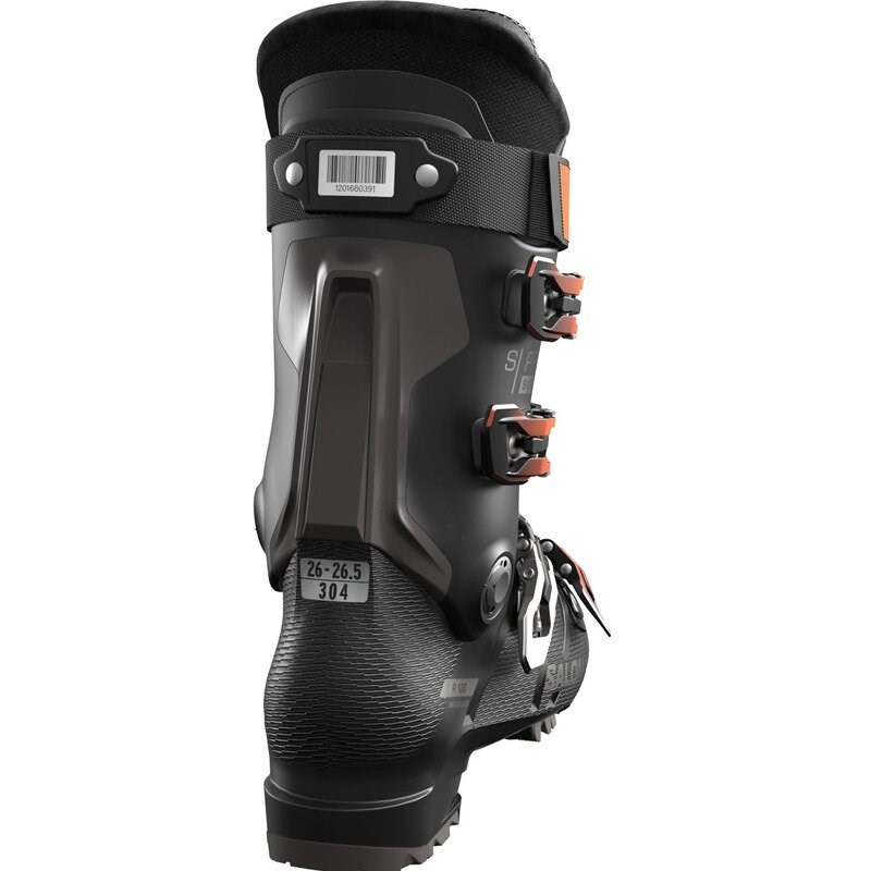 Salomon Herren Ski-Schuhe ALP. BOOTS - Schwarz/Orange Tiger