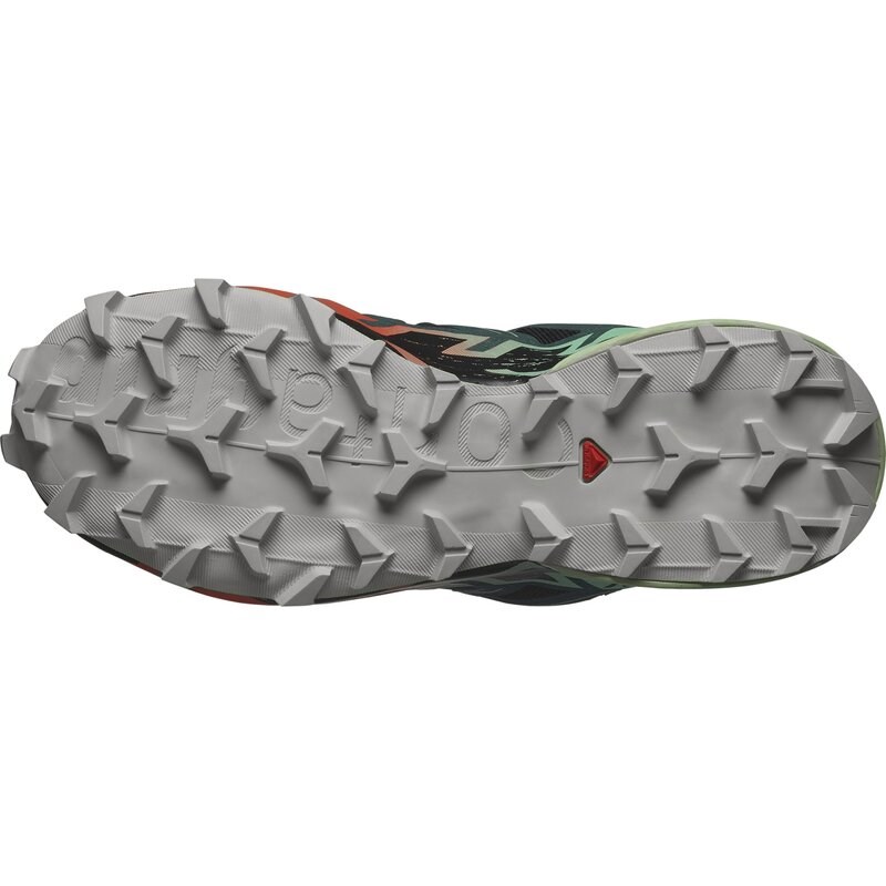 Salomon Damen Trailrunningschuhe SHOES SPEEDCROSS 6 GTX W - Schwarz/Elektrisches Grün/Kirschtomate