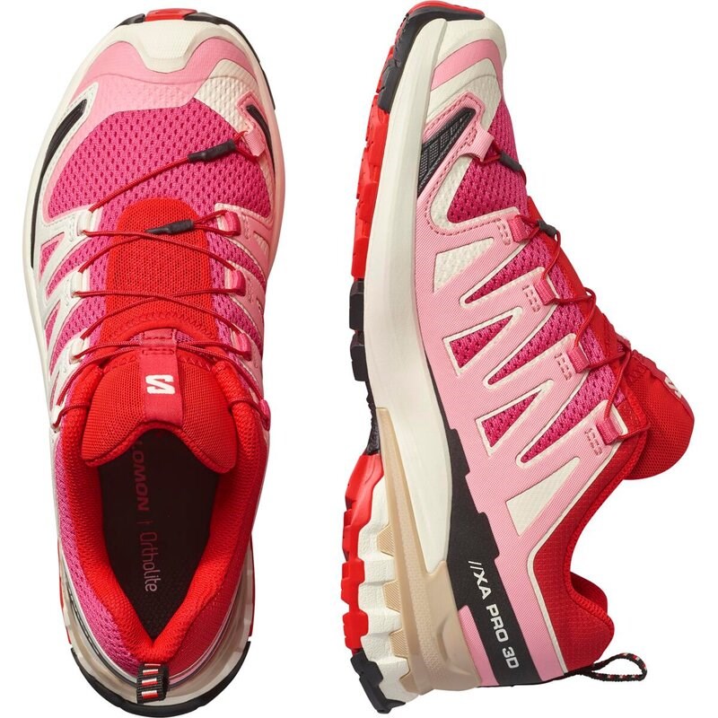 Salomon Damen Trailrunningschuhe SHOES XA PRO 3D V9 W - Rotrot/Vanilleeis/Feuriges Rot
