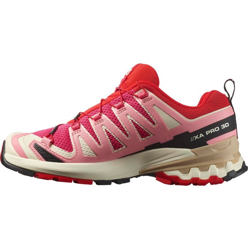 Salomon Damen Trailrunningschuhe SHOES XA PRO 3D V9 W - Rotrot/Vanilleeis/Feuriges Rot