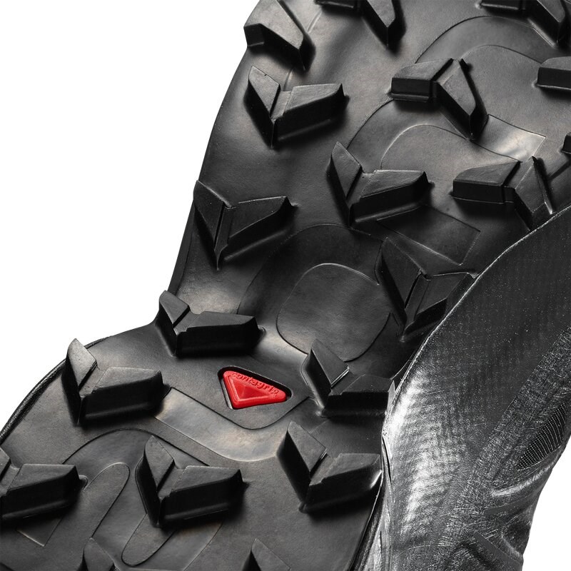 Salomon Herren Trailrunningschuhe "Supercross 5 - Schwarz/Schwarz/Phantom