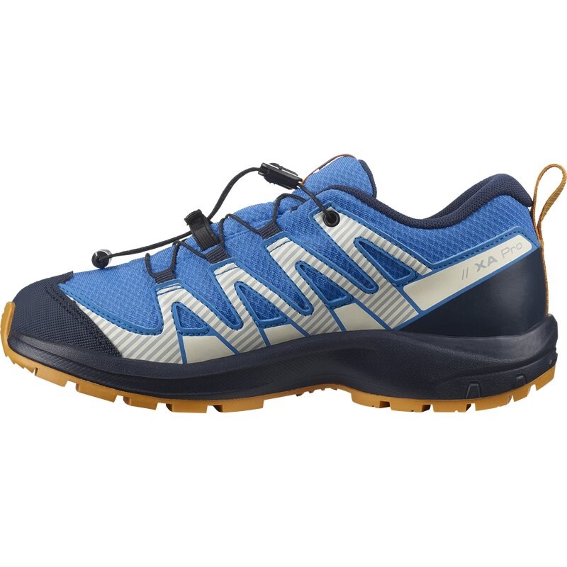 Salomon Kinder Multifunktionsschuhe SHOES XA PRO V8 CSWP J Palace - Palastblau/Marineblau/Butterscotch