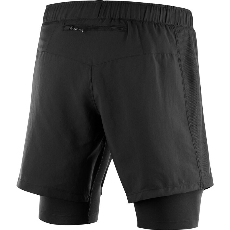 Salomon Herren Shorts AGILE TWINSKIN SHORT - Schwarz