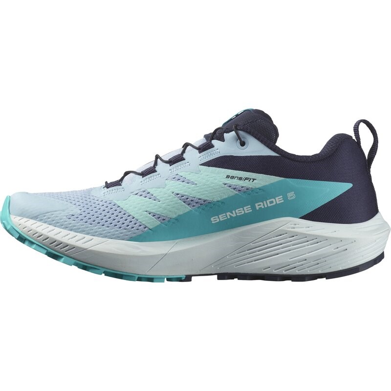 Salomon Damen Trailrunningschuhe SHOES SENSE RIDE 5 W - Kaschmirblau/Carbon/Pfauenblau