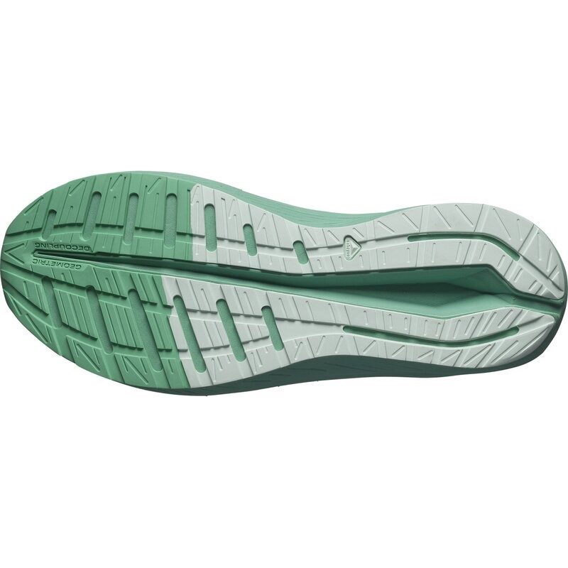 Salomon Herren Laufschuhe SHOES AERO BLAZE 2 - Tiefer See/Kirschtomate/Elektrisches Grün