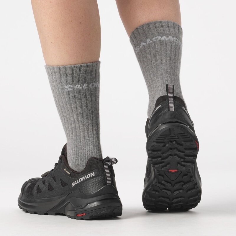 Salomon Damen Trailrunningschuhe SHOES X-ADVENTURE GTX W - Schwarz/Schwarz/Schwarz