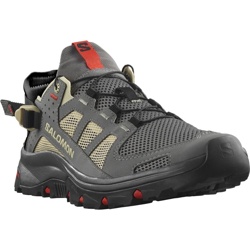 Salomon Herren Aquaschuhe SHOES TECHAMPHIBIAN 5 - Zinn/Motte/Feuriges Rot