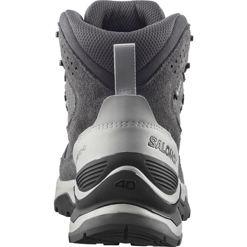 Salomon Herren Trekkingstiefel SHOES QUEST ECHO GTX M - Asphalt/Schmiedeeisen/Spargelgrün