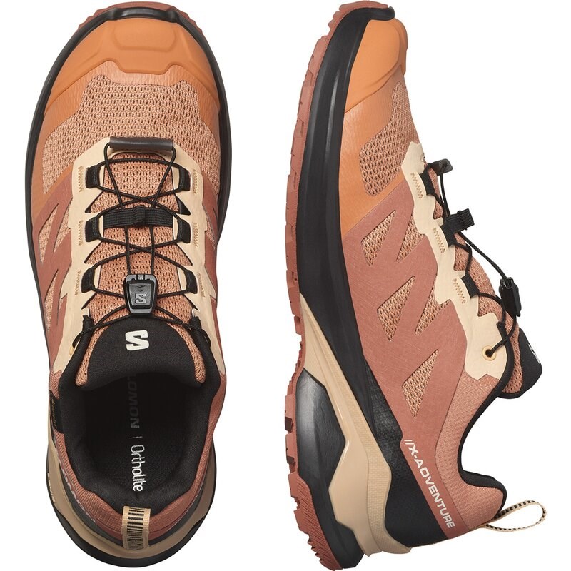 Salomon Damen Trailrunningschuhe SHOES X-ADVENTURE GTX W - Sonnengebacken/Aragon/Weizen