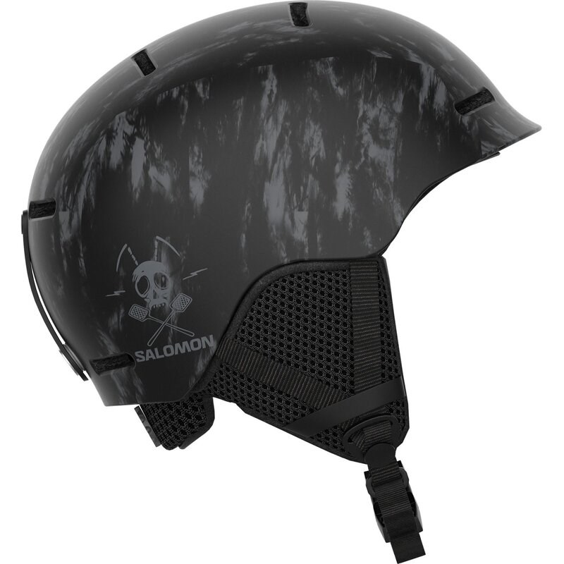 Salomon Kinder Helm HELMET PLAYER COMBO - Schwarz Batik