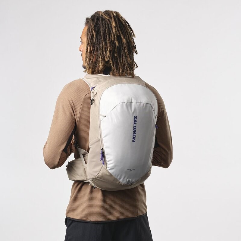 Salomon Kleintasche TRAILBLAZER 20 VINTAGE - VINTAGE KHAKI/Glacier Gray