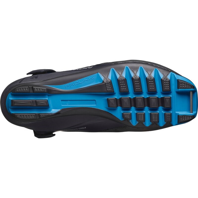 Salomon Herren Skating-Langlaufschuhe PRO COMBI SC Dark - Dunkelblau/Schwarz/Prozessblau
