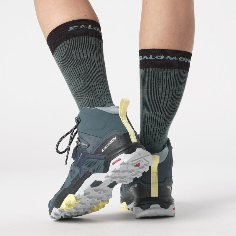 Salomon Damen Multifunktionsstiefel SHOES X ULTRA 4 MID GTX W - Sternengucker/Carbon/Steinblau