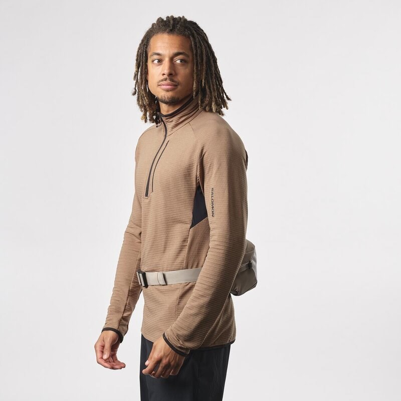 Salomon Rucksack TRAILBLAZER BELT VINTAGE - VINTAGE KHAKI/Glacier Gray