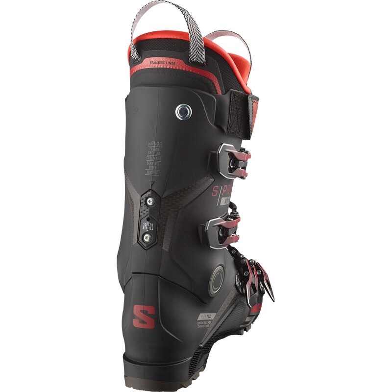 Salomon Herren Ski-Schuhe ALP. BOOTS - Schwarz/Rot/Beluga