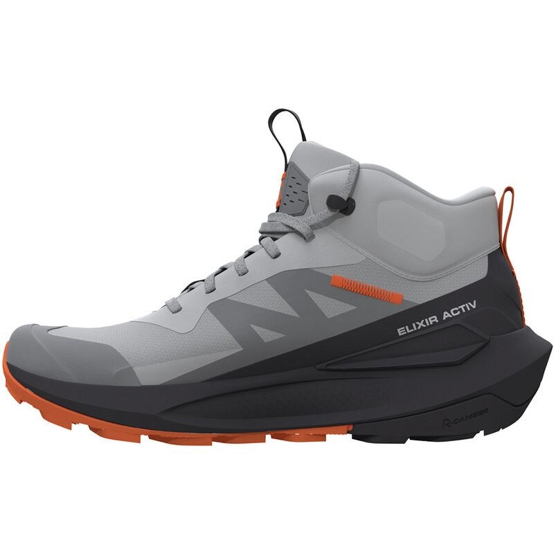 Salomon Herren Multifunktionsstiefel SHOES ELIXIR ACTIV MID GTX - Gletschergrau/Phantom/Drachenfeuer