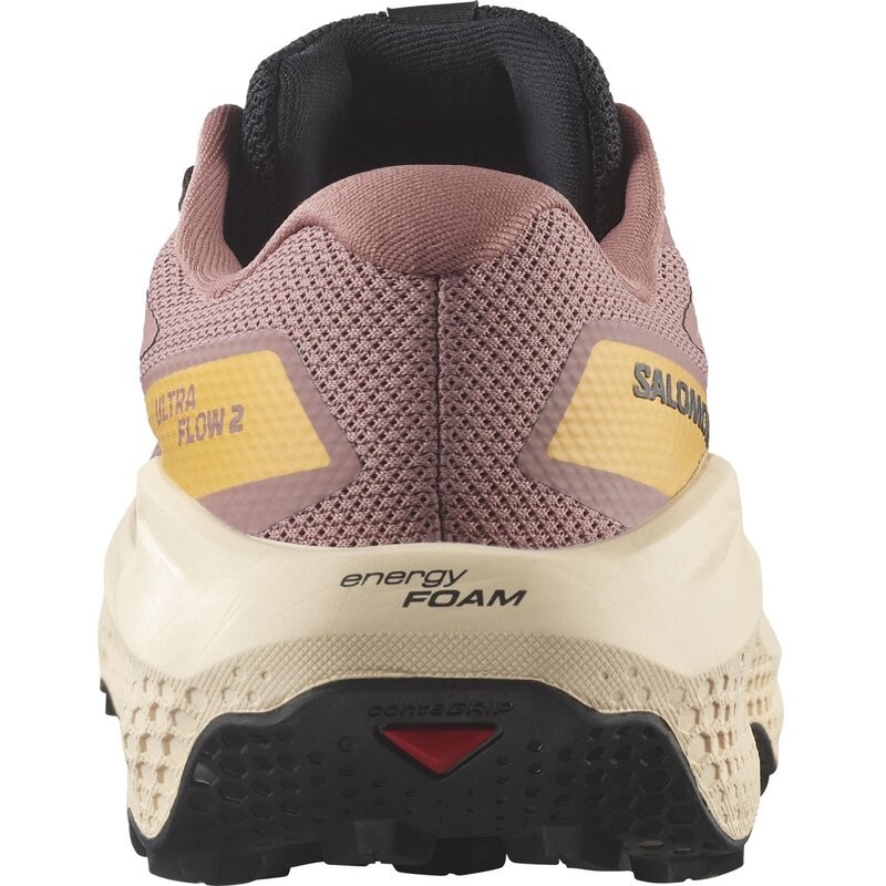 Salomon Damen Trailrunningschuhe SHOES ULTRA FLOW 2 GTX W - Wurzelholz/Zarter Pfirsich/Warme Aprikose