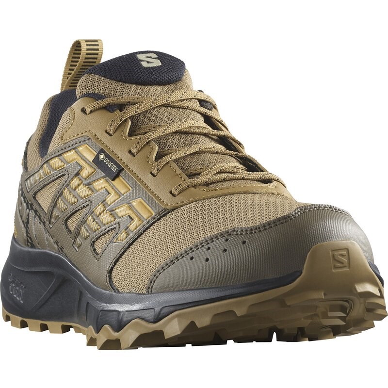 Salomon Herren Trailrunningschuhe SHOES WANDER GTX - Antikbronze/Kantine/Südliches Moos
