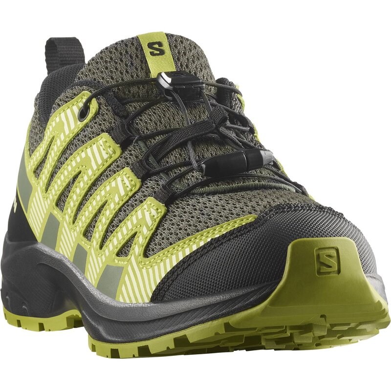 Salomon Kinder Trekkinghalbschuhe SHOES XA PRO V8 J - Urban Chic/Schwarz/Dunkelzitrone