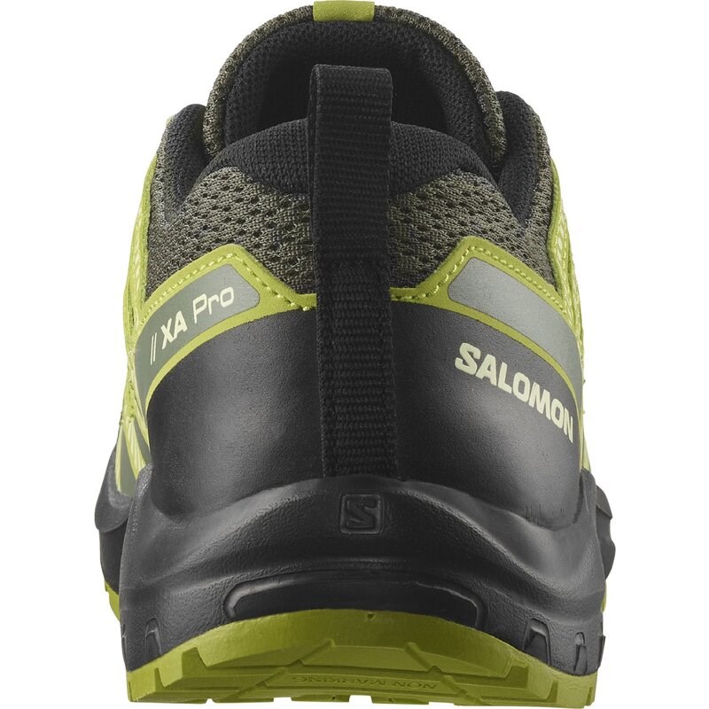 Salomon Kinder Trekkinghalbschuhe SHOES XA PRO V8 J - Urban Chic/Schwarz/Dunkelzitrone