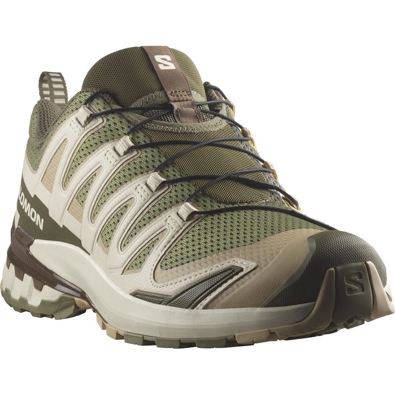 Salomon Herren Trailrunningschuhe SHOES XA PRO 3D V9 - Tiefes Flechtengrün/Safari/Dunkle Erde