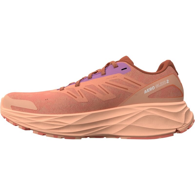 Salomon Damen Laufschuhe SHOES AERO GLIDE 2 W - Gewürzroute/Pfirsichquarz/Frischer Lachs