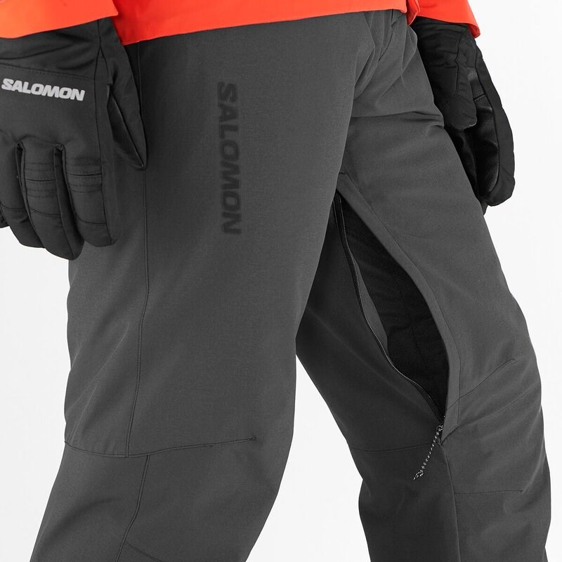Salomon Herren Latzhose EDGE PANT M DEEP - TIEFSCHWARZ