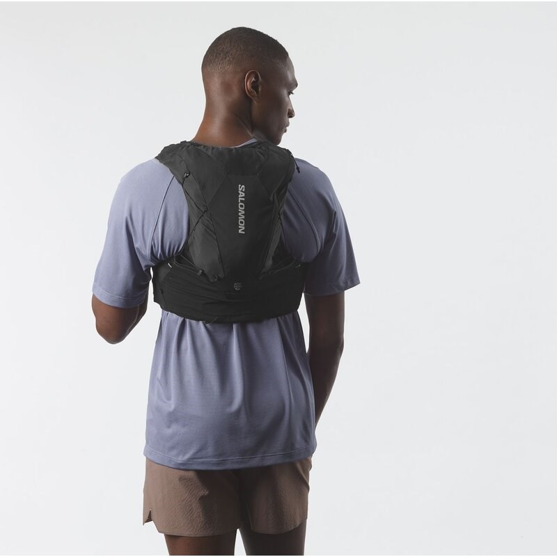 Salomon Rucksack ADV SKIN 12 SET - SCHWARZ