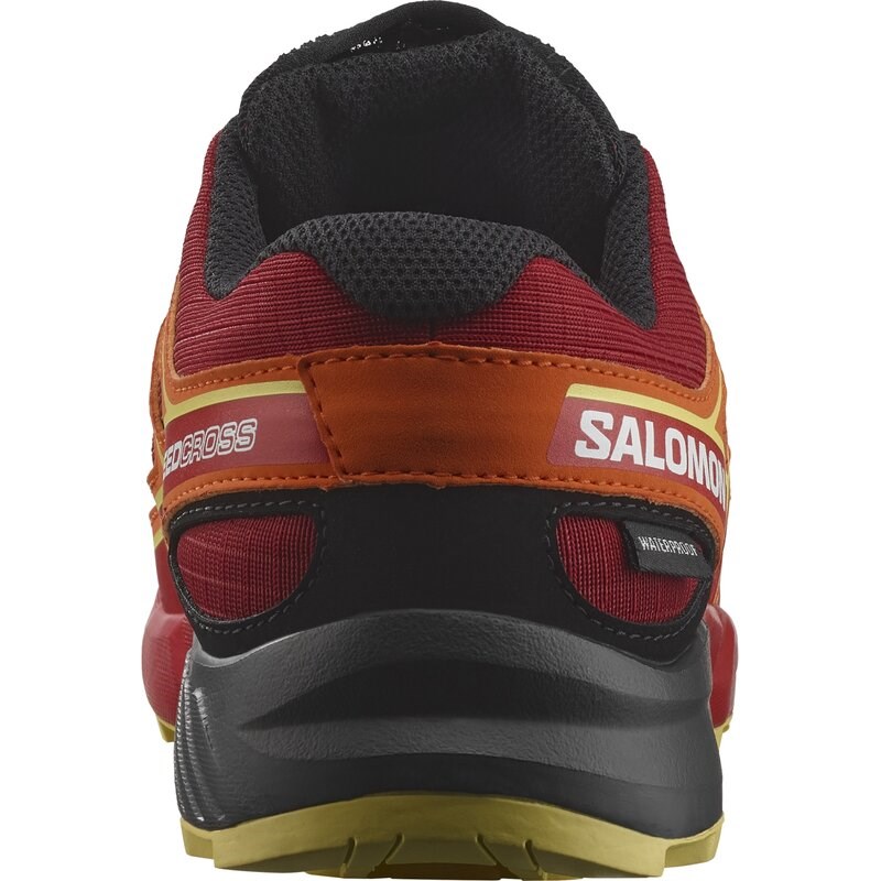 Salomon Kinder Multifunktionsschuhe SHOES SPEEDCROSS WP J Red - Rote Dahlie/Rotorange/Scharfes Grün
