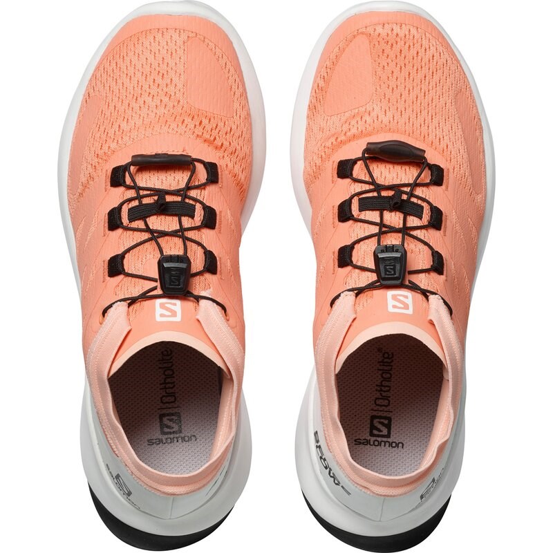 Salomon Damen Trailrunningschuhe SENSE - Cantaloupe/Weiß/Bellini