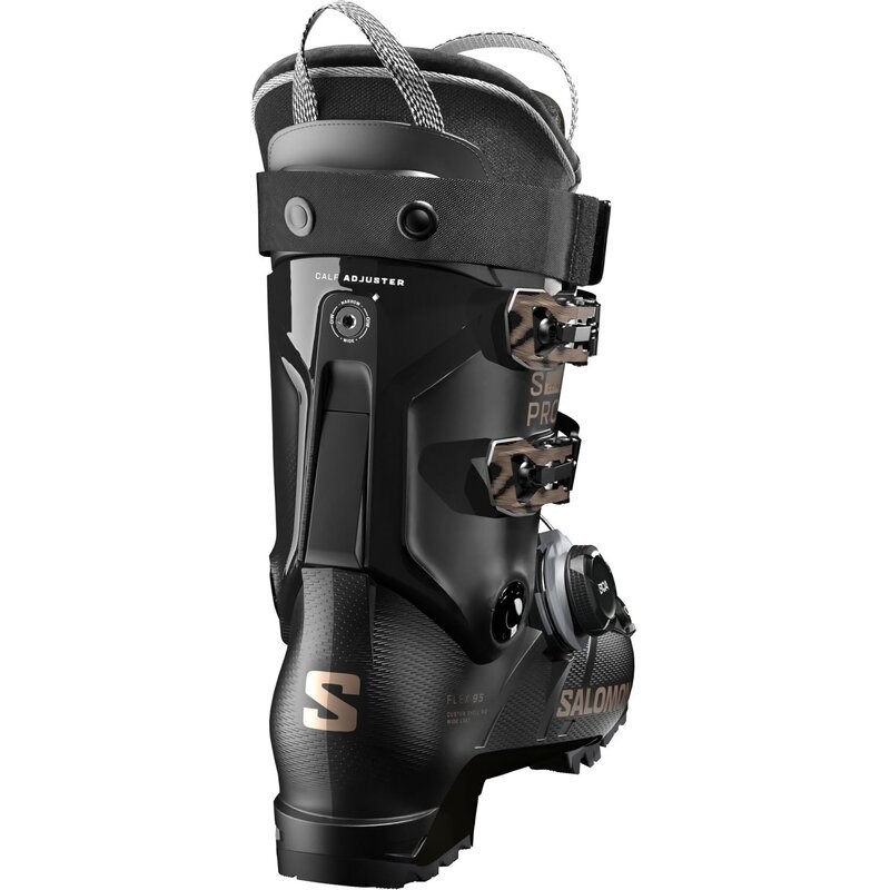 Salomon Damen Ski-Schuhe ALP. BOOTS - Schwarz/Schwarz/Rosagold Metallic