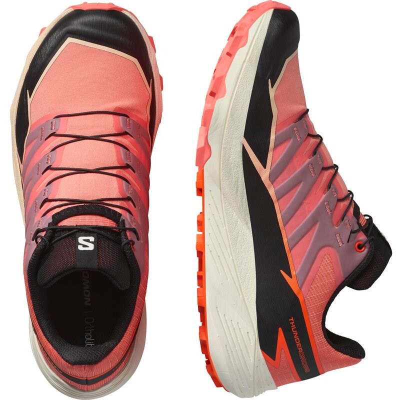 Salomon Damen Laufschuhe SHOES THUNDERCROSS W - Fusionskoralle/Schwarz/Rotorange