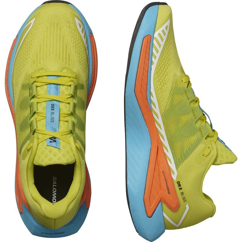 Salomon Herren Laufschuhe SHOES DRX BLISS - Schwefelquelle/Drachenfeuer/Pfau