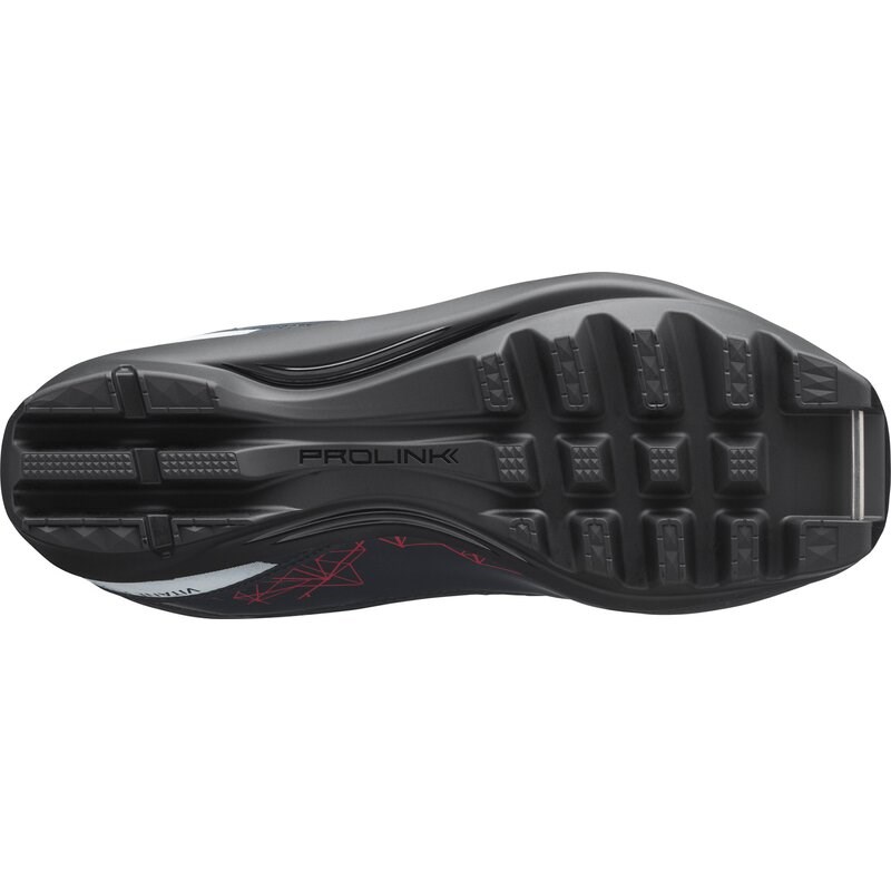 Salomon Herren Langlaufschuhe XC SHOES VITANE PLUS PROLINK - Ebenholz/Rot/Weiß