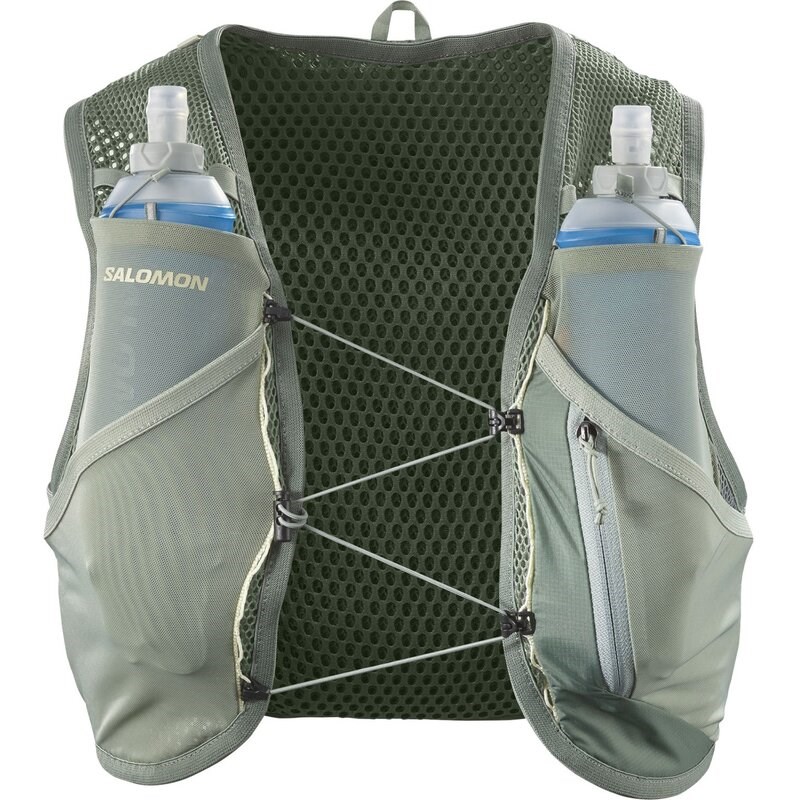 Salomon Rucksack ACTIVE SKIN 8 SET Laurel - Lorbeerkranz / Seerosenblatt / ALOE WASH