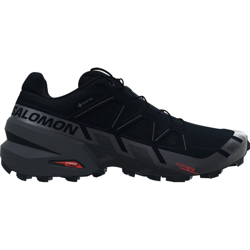 Salomon Herren Trailrunningschuhe SHOES SPEEDCROSS 6 GTX - Schwarz/Schwarz/Phantom