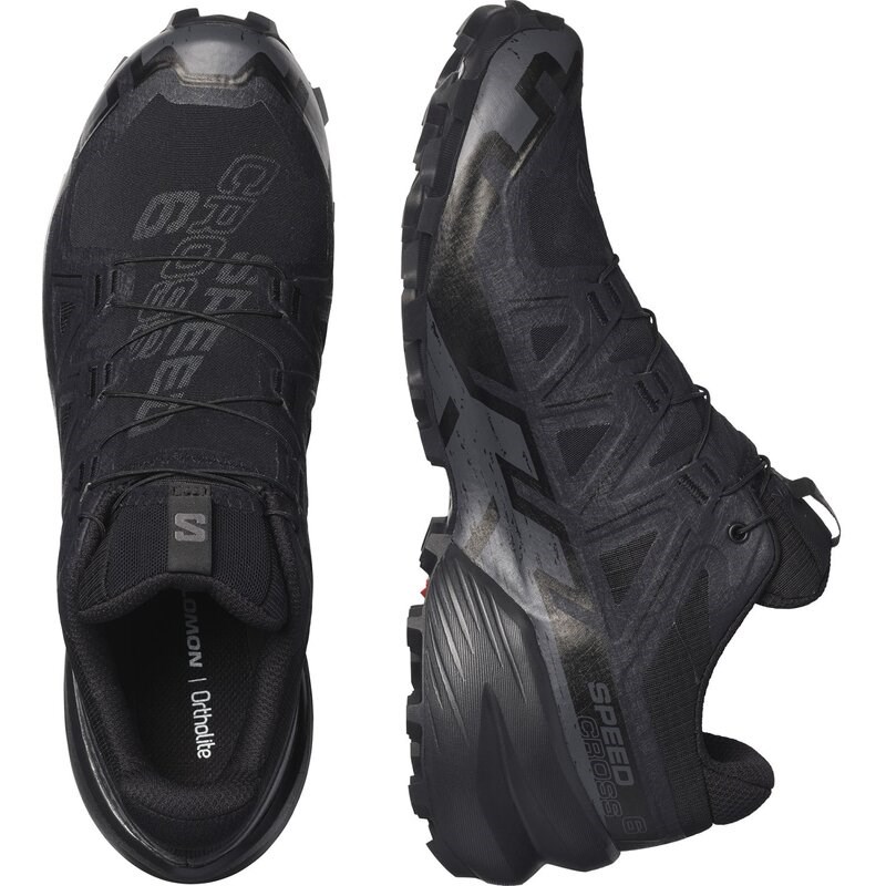 Salomon Herren Trailrunningschuhe SHOES SPEEDCROSS 6 GTX - Schwarz/Schwarz/Phantom