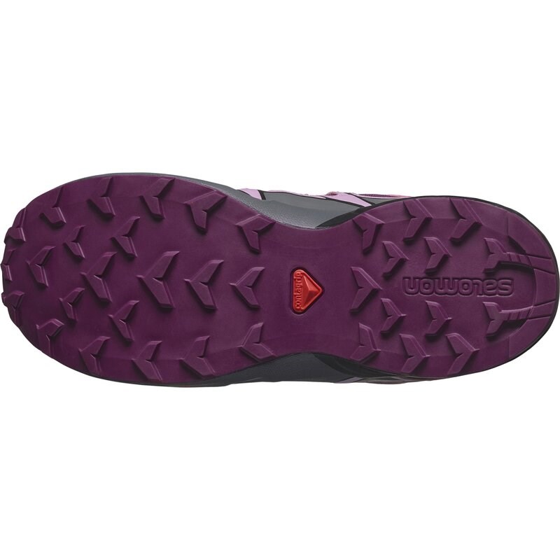 Salomon Kinder Multifunktionsschuhe SHOES SPEEDCROSS WP J - Pflaumen-Caspia/Orchideenstrauß/Schwarz