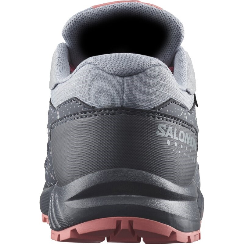 Salomon Kinder Walkingschuhe SHOES OUTWAY CSWP JUNIOR - Steinbruch/Ebenholz/Pfirsichbernstein