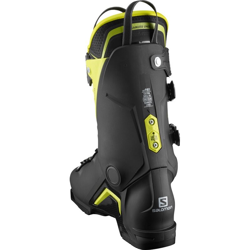 Salomon Herren Skischuhe - SCHWARZ/Säuregrün/Weiß